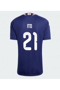 Japani Hiroki Ito #21 Jalkapallovaatteet Naisten Kotipaita MM-kisat 2026 Lyhythihainen